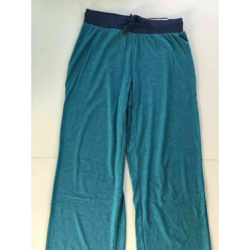 Natural Reflections Womens Solid Enamel Printed Waistband Lounge Pants - Picture 10 of 10
